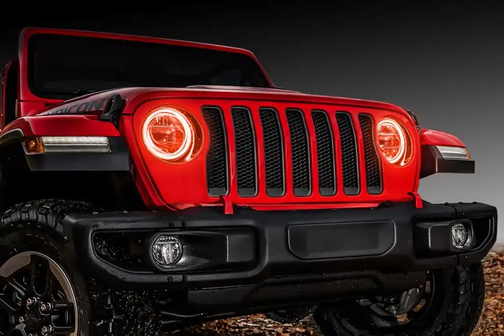 1346-330 - Jeep Wrangler JL/Gladiator JT ColorSHIFT RGB+W Headlight DRL Kit - w/RF Cont. product image