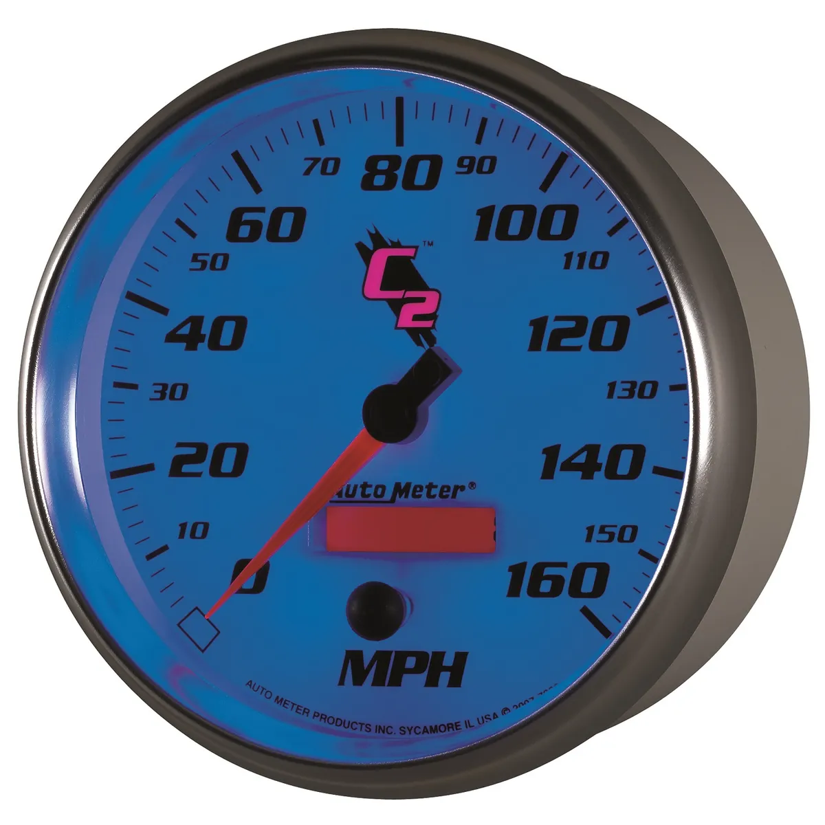 Gauge, Speedometer, 5", 160mph, Elec. Programmable, C2 product image