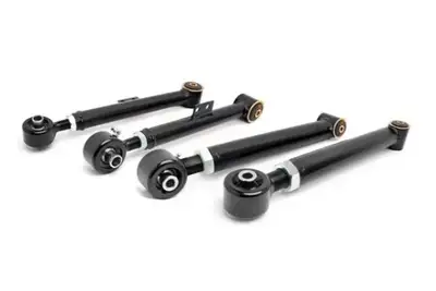 Rough Country Rough Country Rear Upper and Lower X-Flex Adjustable Control Arms - 0-6.5in Lifts - TJ/LJ