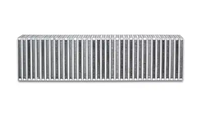 Vibrant Performance Vertical Flow Intercooler Core; 24 in. Core Width; 3.5 in. Core Thickness; 6 in. Height; 6061 Aluminum;