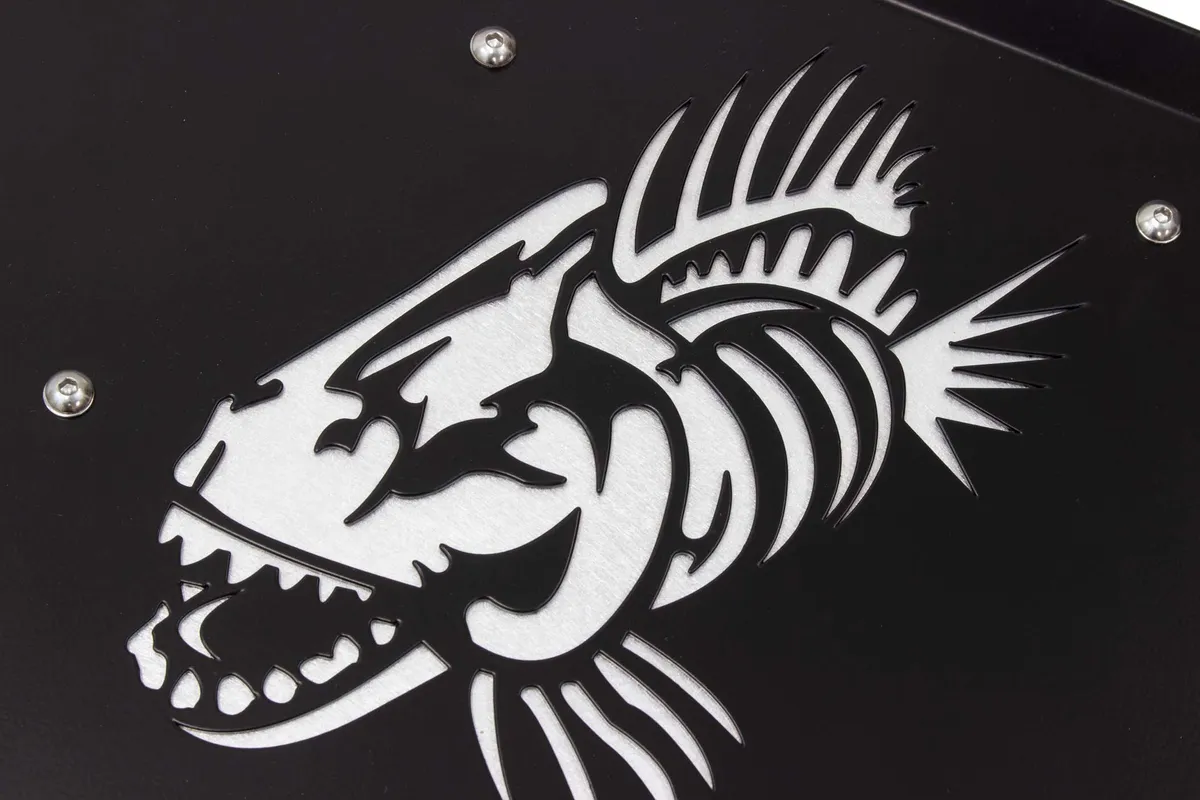 Jeep JL Inner Fenders For 18-Current Wrangler JL, 2020-Current JT Gladiator Front Pair Aluminum Black Powdercoat Fishbone Offroad product image