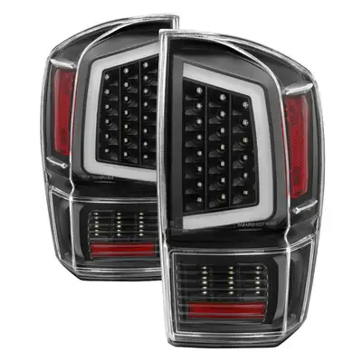 Spyder Auto XTune Light Bar LED Tail Lights; Black;