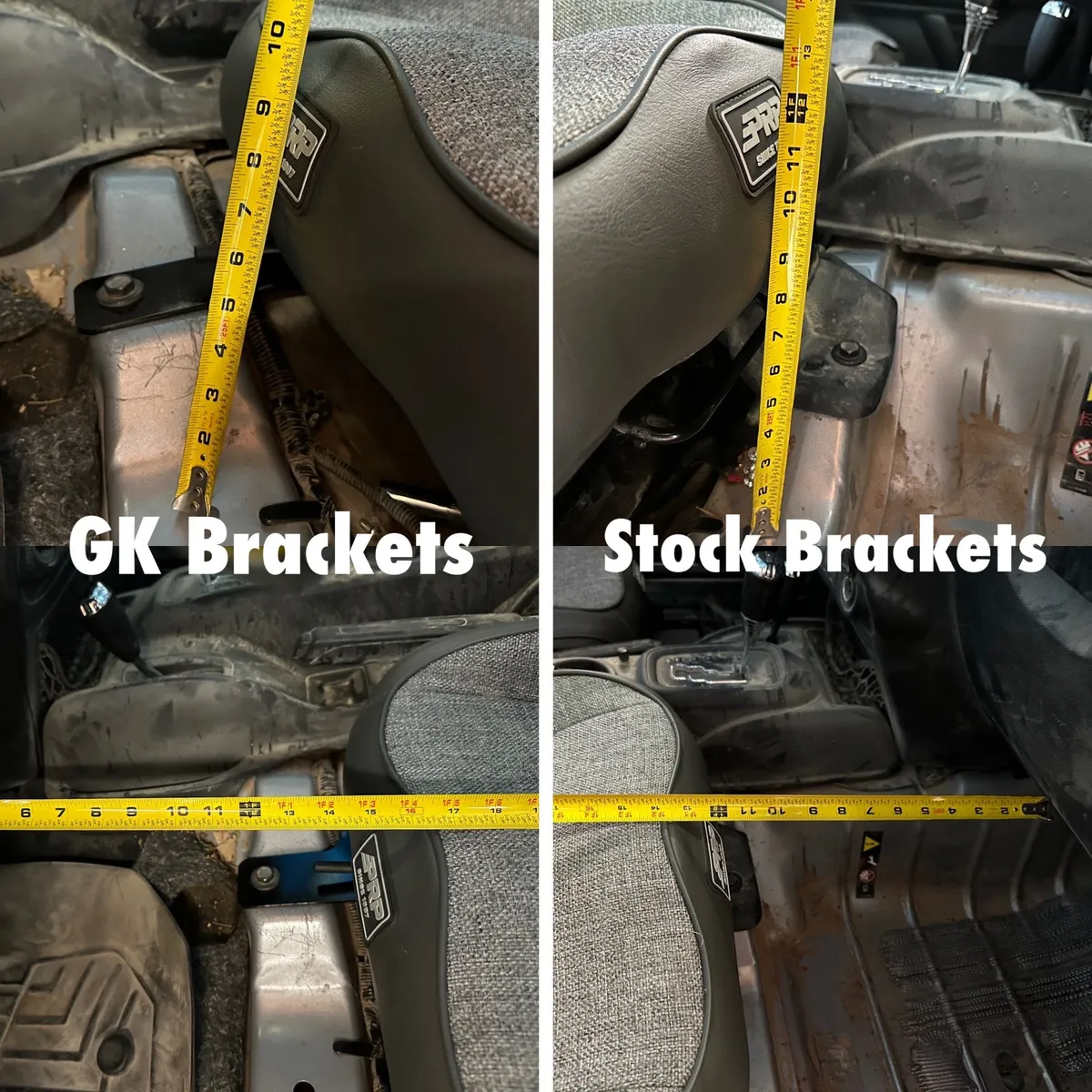 "Big and Tall" PRP Seat Lowering Brackets for Jeep JKU Wrangler product image