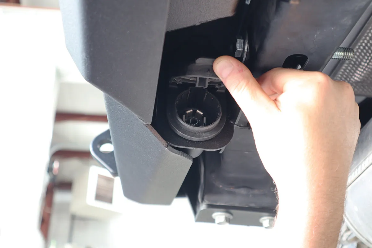 2021+ Bronco Trailer Hitch Plug Mount (Black Powder Coated) product image