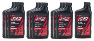 Klotz Oil Pure Estorlin Racin Oil Synthetic Case 10 x 1 Qt