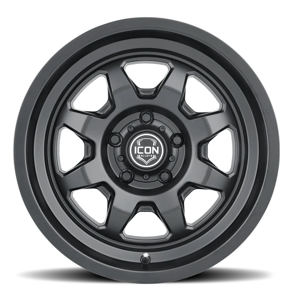 ICON Alloys Nuevo, Satin Black, 17 x 8.5 / 5 x 5, -6mm Offset, 4.5" BS product image