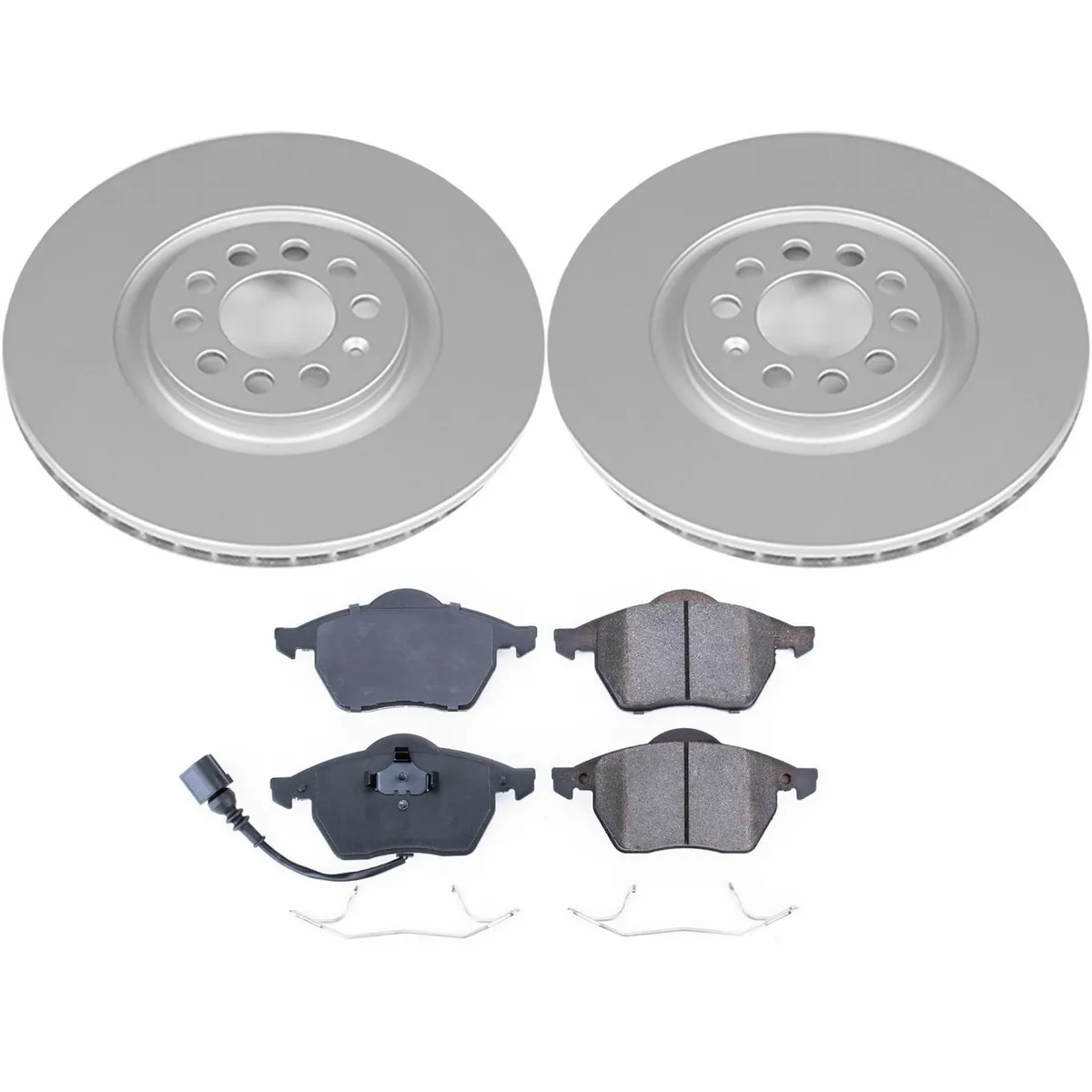 Z23 Sport Geomet Coated Rotor Kit For European Vehicles: Genuine Geomet Fully Coated Rotors; Carbon-Fiber Ceramic Pads W/Hardware product image