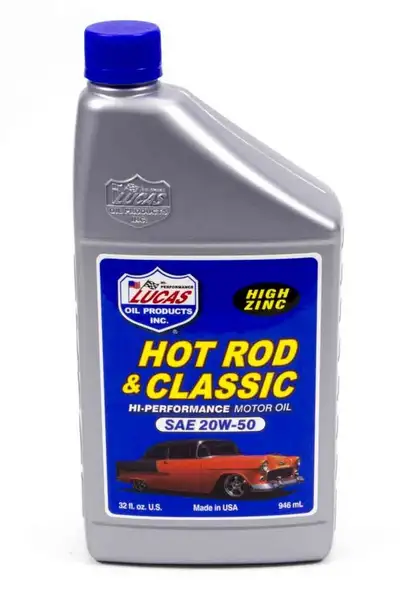 Lucas Oil Products Lucas Oil Products 10689 Hot Rod & Classic Car HP Motor Oil SAE 20W-50