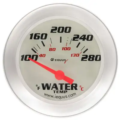 Equus 2-5/8 in. Electric Water Temperature Gauge