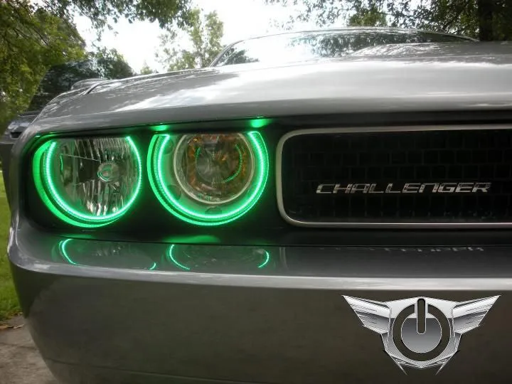 ORACLE Lighting 2008-2014 Dodge Challenger LED Headlight Halo Kit - Standard Mount product image