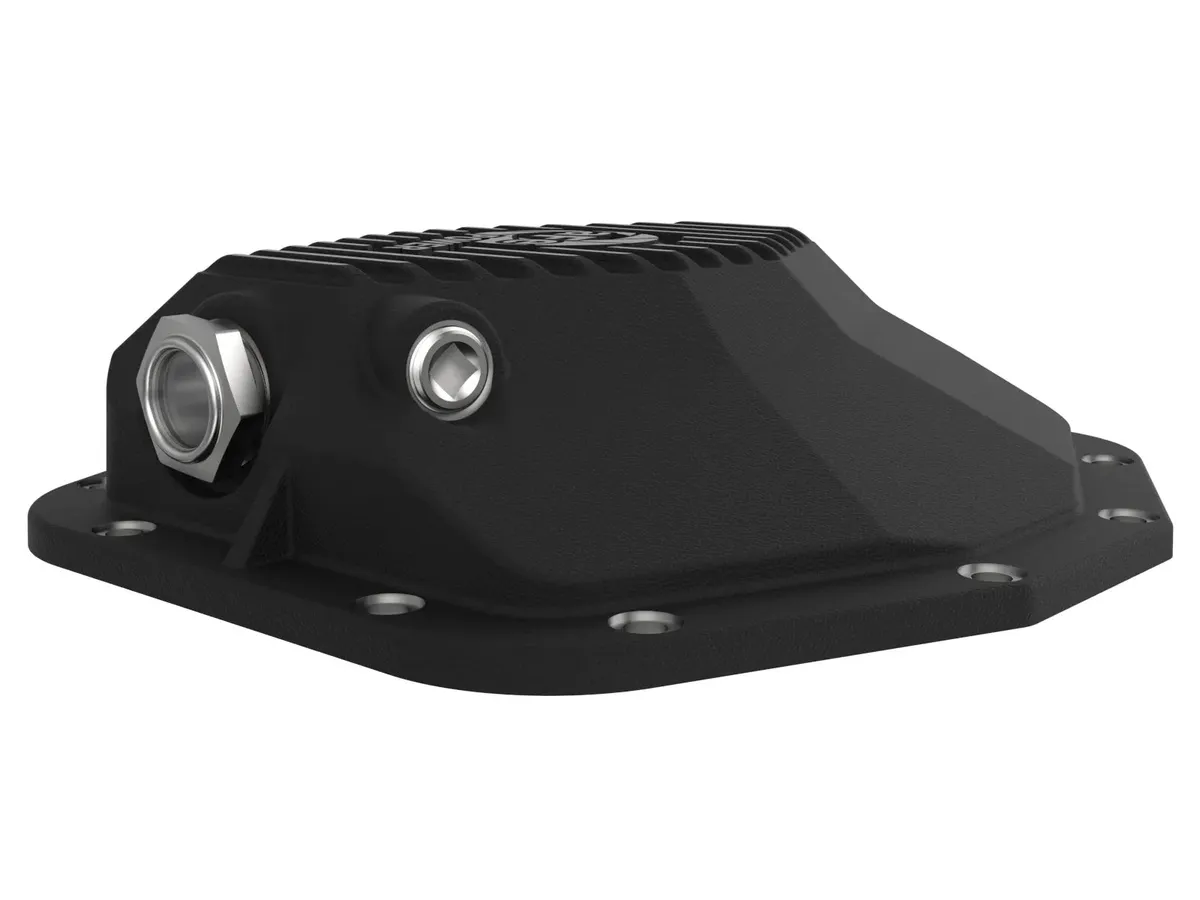 21c RAM 1500 Trx Pro Series Rear Differential Cover Black W/ Machined Fins product image