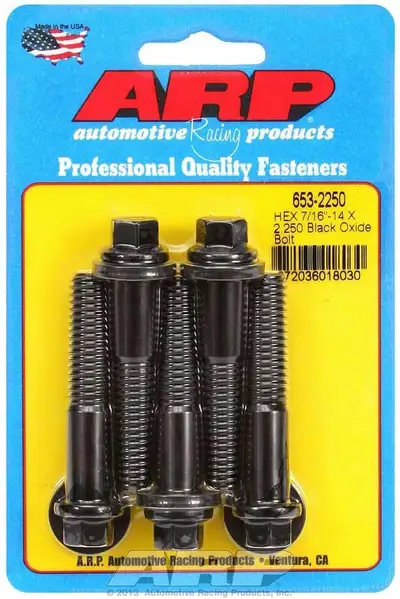 ARP Auto Racing 7/1614 x 2.250 Hex Black Oxide Bolts