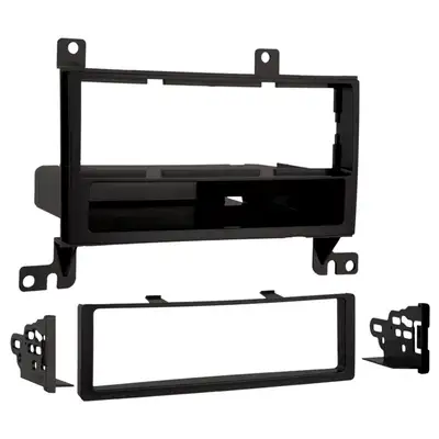Metra Electronics Turbokits; Radio Installation Kit; Incl. Instructions/Hardware; For Double Din or Two Single Din; High-Grade ABS Plastic; W/Pocket; Black;