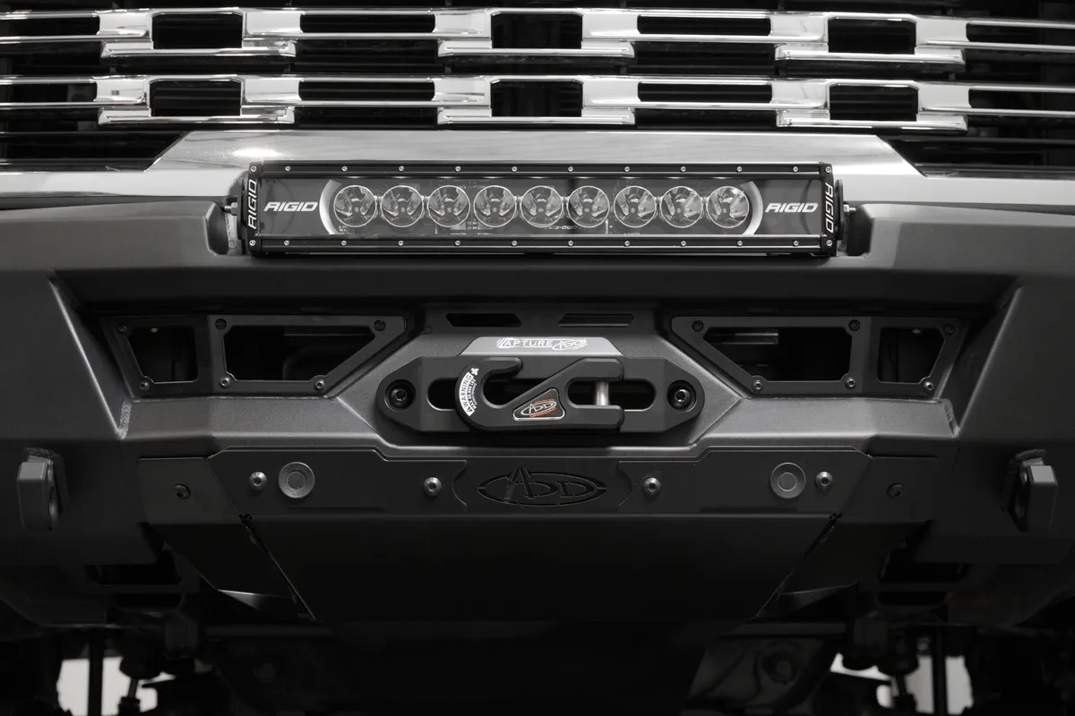 Addictive Desert Design 2024-2025 GMC Sierra 2500/3500 HD Phantom Winch Front Bumper - F730335070103 product image