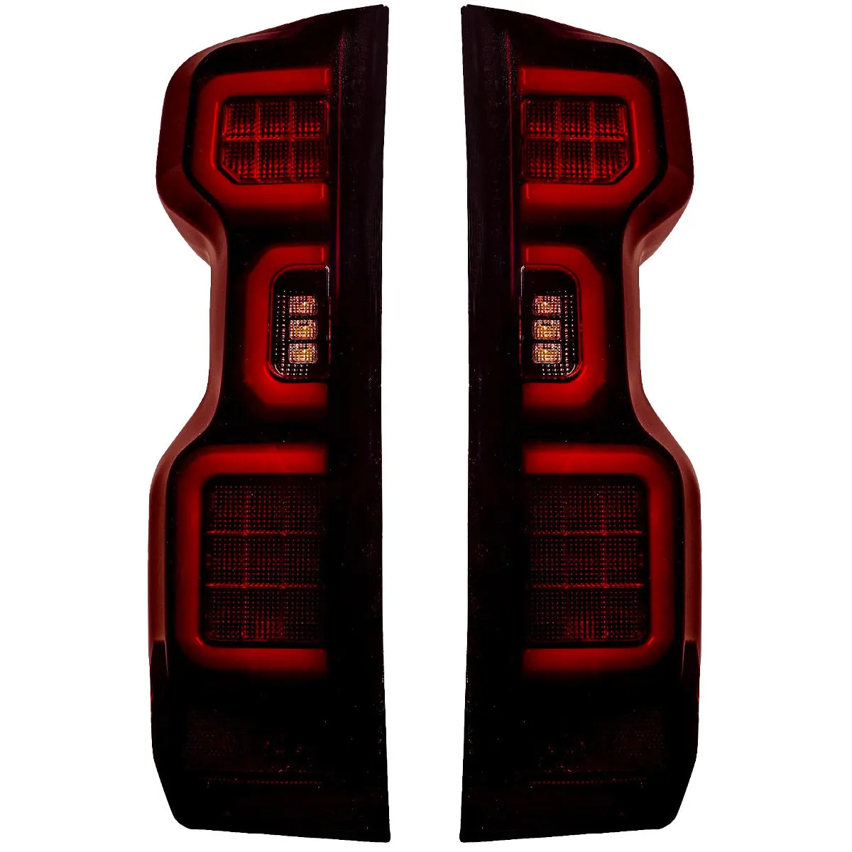 Chevy Silverado 2500/3500 20-23 Ultra Bright OLED Tail Lights (Replaces Factory/OEM Halogen Tail Lights Only) - Multiple Lens product image