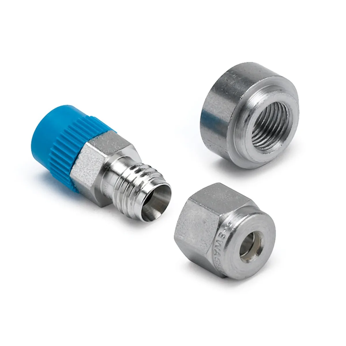 Autometer 5255 Fitting, Thermocouple Compress, 3/16, 1/8 Nptf Male, Stainless, Incl Weld Boss product image