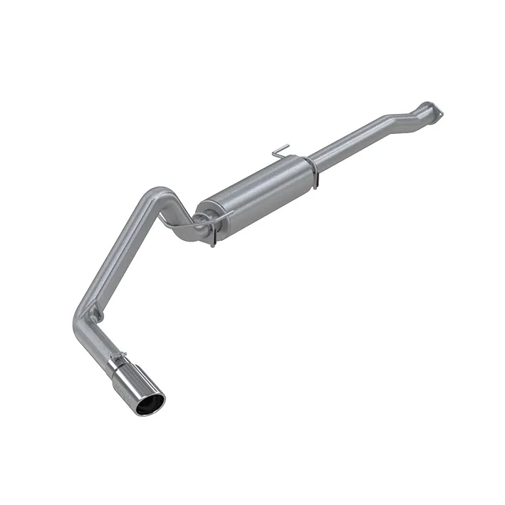 Armor Lite Cat Back Exhaust System; 3 in.; Incl. Front Pipe/Muffler/Tailpipe/Hardware/4 in. OD Tip; Single Side Exit; Aluminized; product image