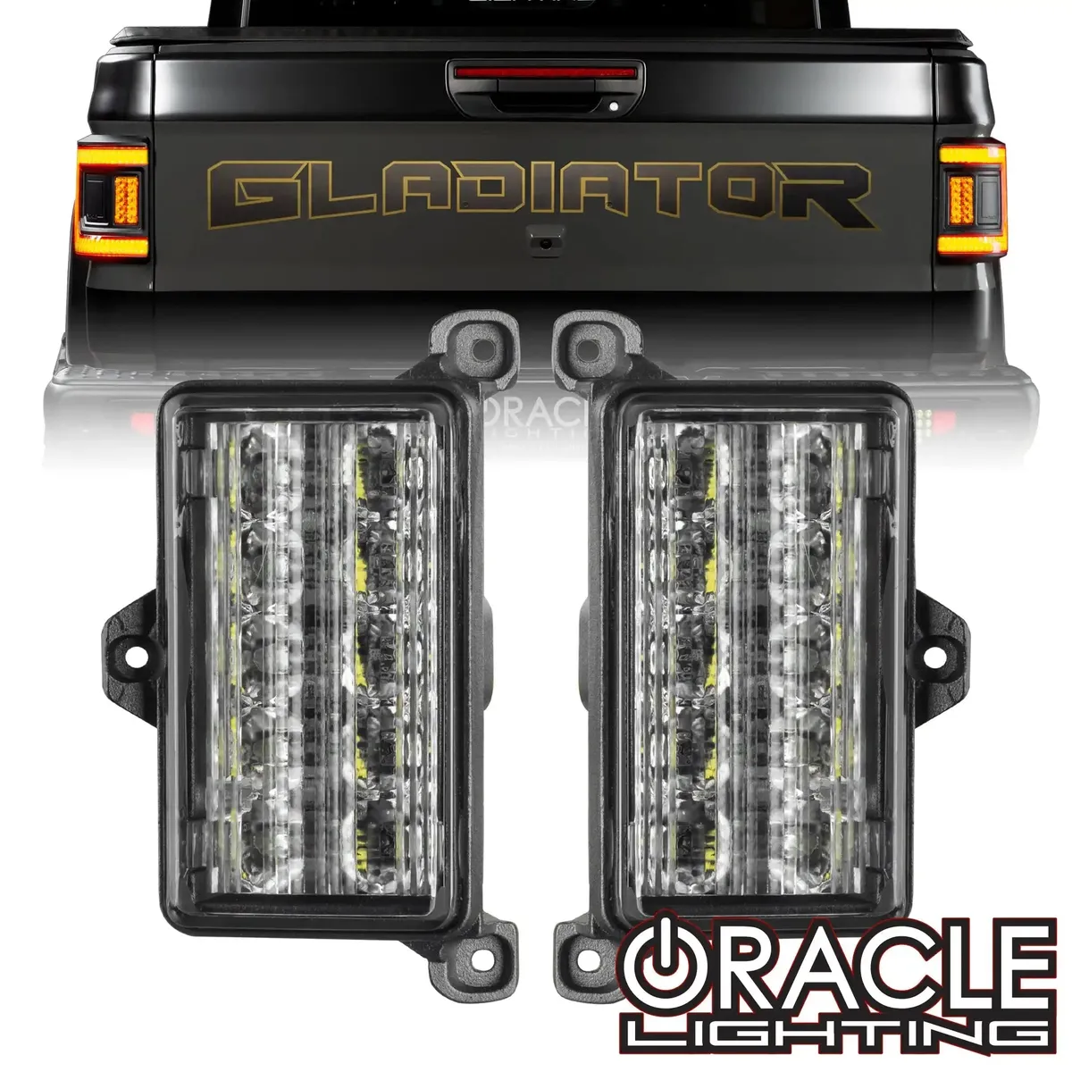 ORACLE Lighting Dual Function Amber/White Reverse LED Module for Jeep Gladiator JT Flush Tail Lights product image