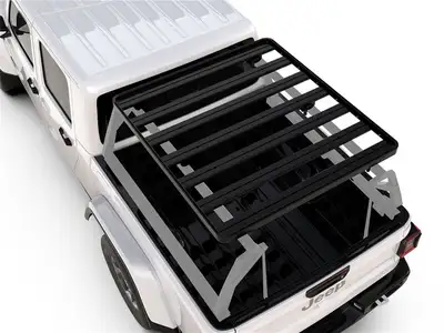 Front Runner Slimline II Bed Rack Kit; Incl. 3 Foot/Leitner Cargo System; 1255mm x 1358 SLII Tray;