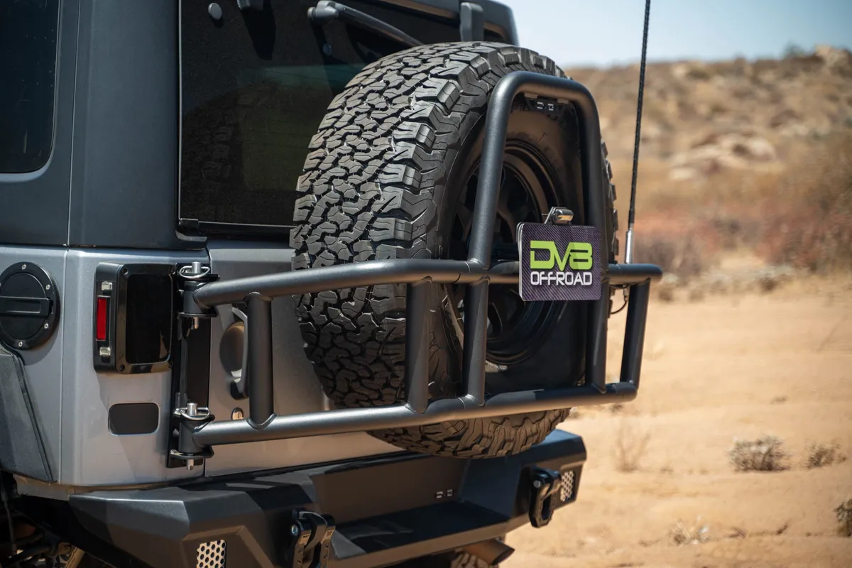 DV8 Body Mounted Tire Carrier Wrangler JK/JKU - TCJK-14 product image