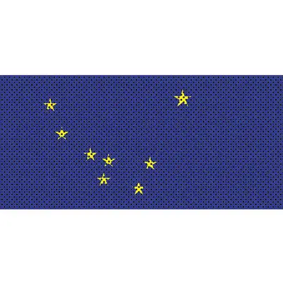 Under The Sun Inserts Alaska State Flag