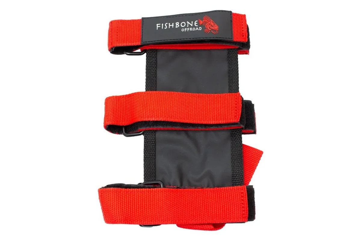 Fire Extinguisher Holder for Padded Roll Bar Red Fishbone Offroad product image