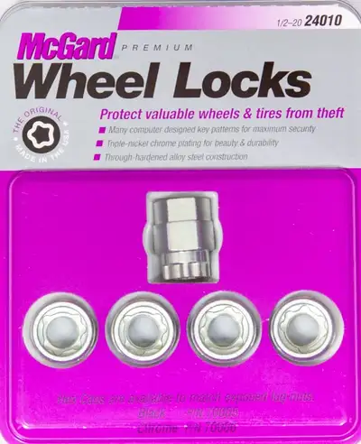McGard Wheel Lock Set 1/220 Nut Uhc (Under Cap) Cone Seat Dual 3/4 & 13/16 Hex .775