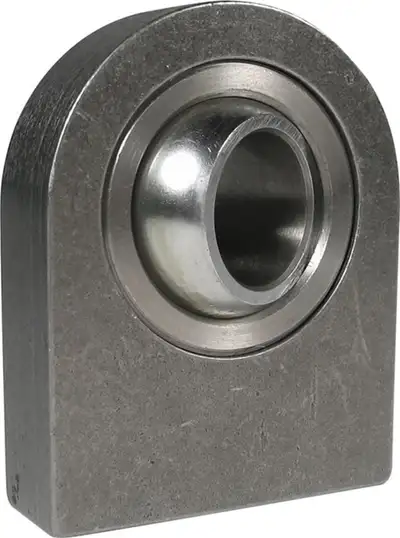 Borgeson Borgeson - Steering Shaft Support - P/N: 670000 - Steering shaft support bearing. Billet steel. Tapped to receive two 5/16 in.-18 bolts. Supports all 3/4 in. splined and Double-D steering shaft.
