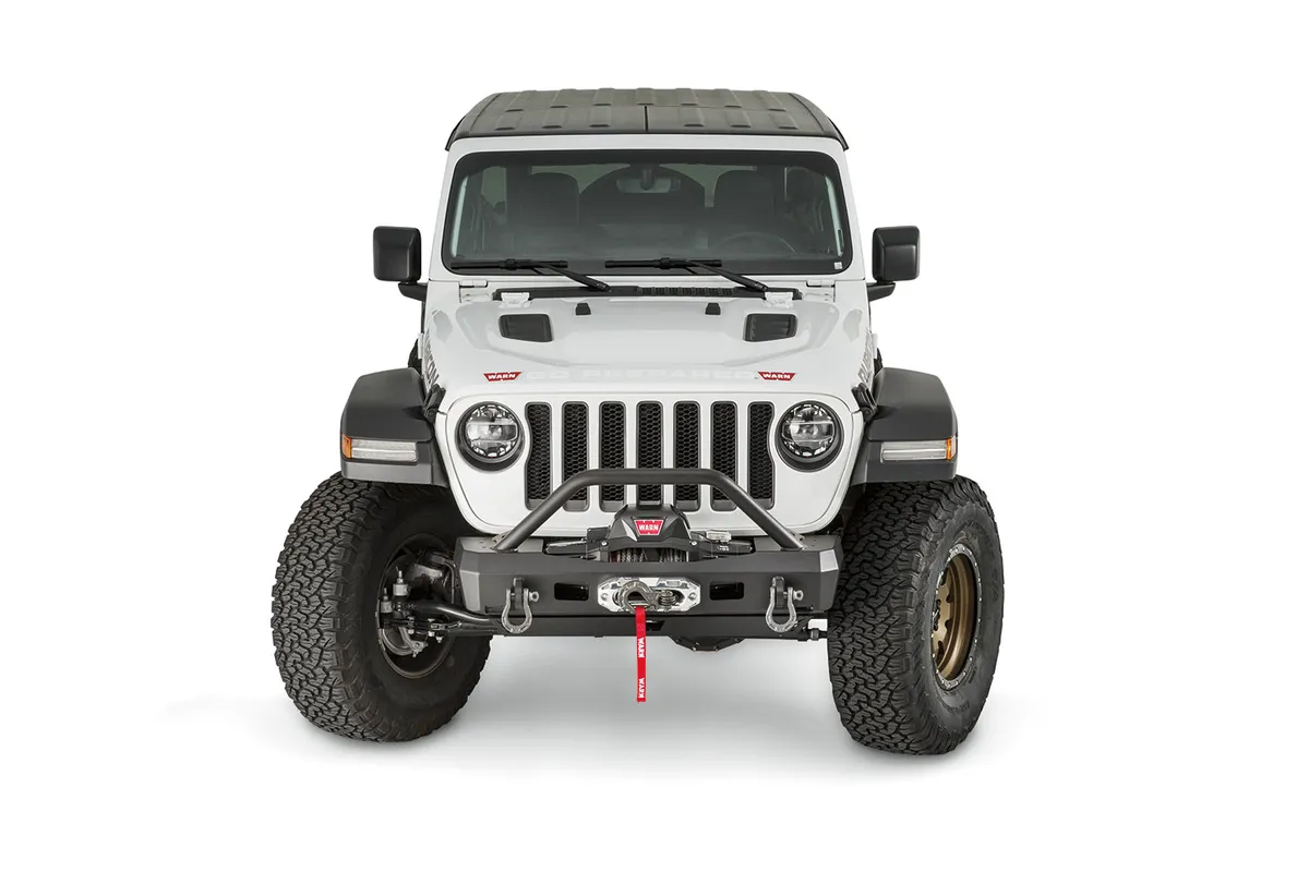 Elite Stubby Front Bumper Jeep JL / JT With Grille Guard product image