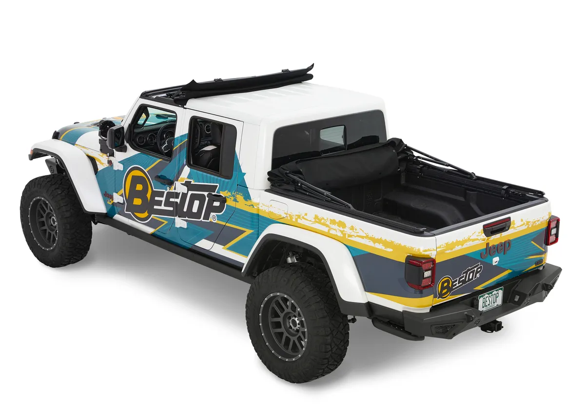 Supertop for Truck 2 '20-26 Gladiator For 5 ft. bed Black Diamond Bestop product image