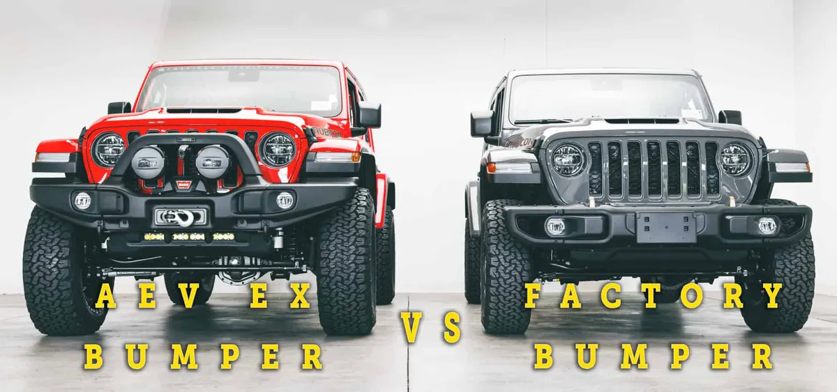 AEV EX Front Bumper for JL Wrangler and JT Gladiator product image