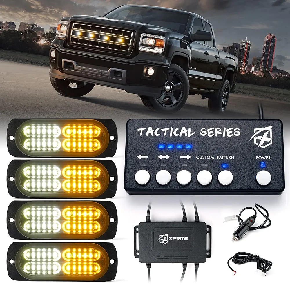 Grille and Surface Mount Light - Set of 4 | Tactical 24 Series product image