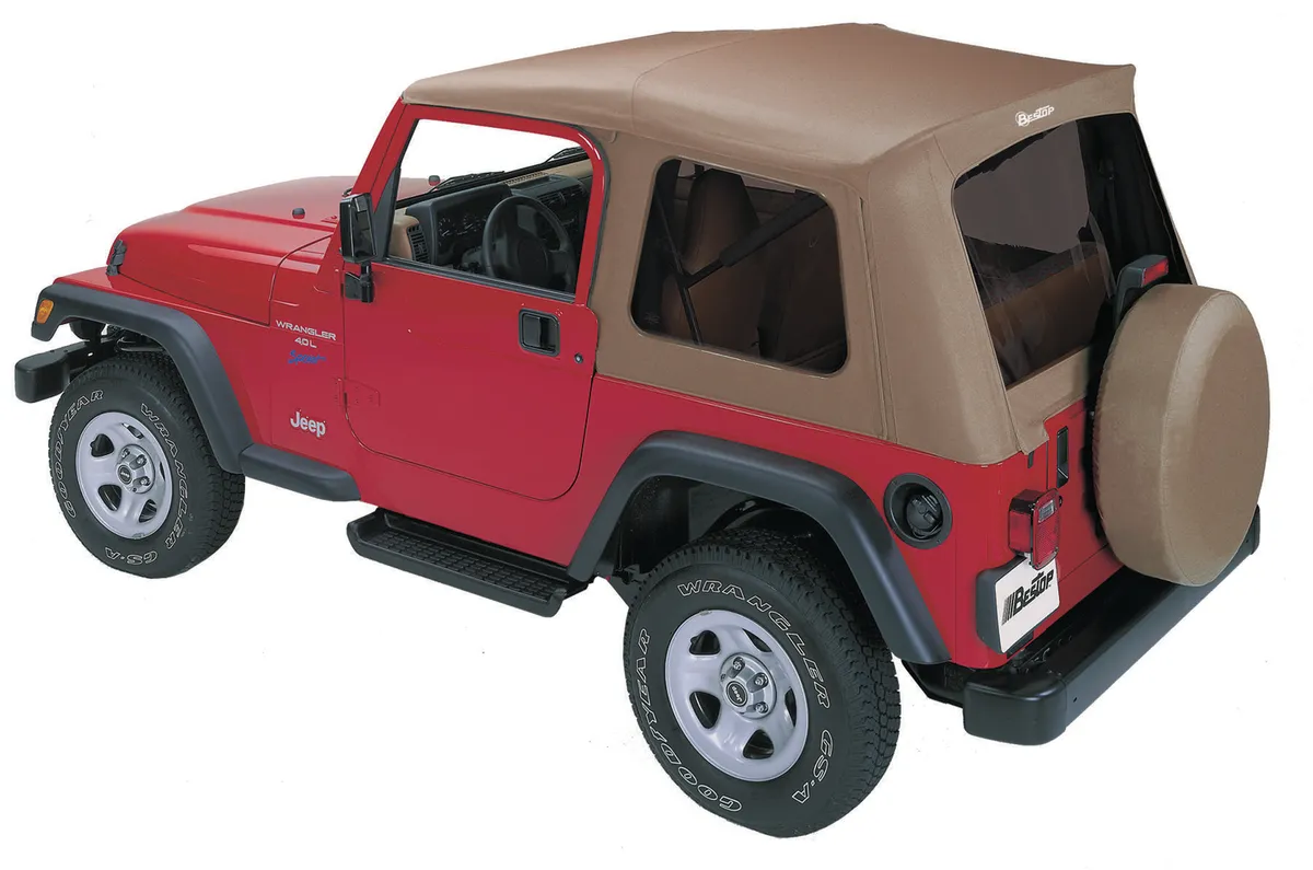 Spice Supertop Classic Supertop Classic Replacement Soft Top Jeep 97-06 Wrangler; No doors included; Tinted side and rear windows product image