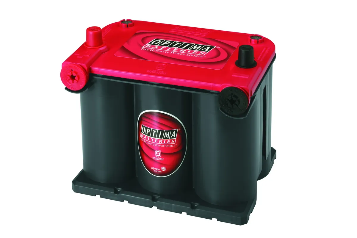 RedTop® Battery; UNBOXED; Group 75/25; Cold Crank Amps 720; Crank Amps 910; Reserve Capacity 90; Ampere Hour 44; Dual Terminal; L-9 5/16 in.; W-6 13/16 in.; H-7 5/8 in.; product image