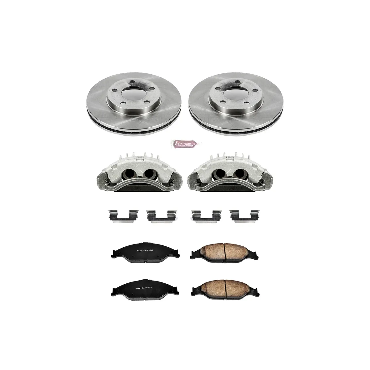 Z17 Direct Replacement Kit: Rotors; Ceramic Pads; Calipers product image
