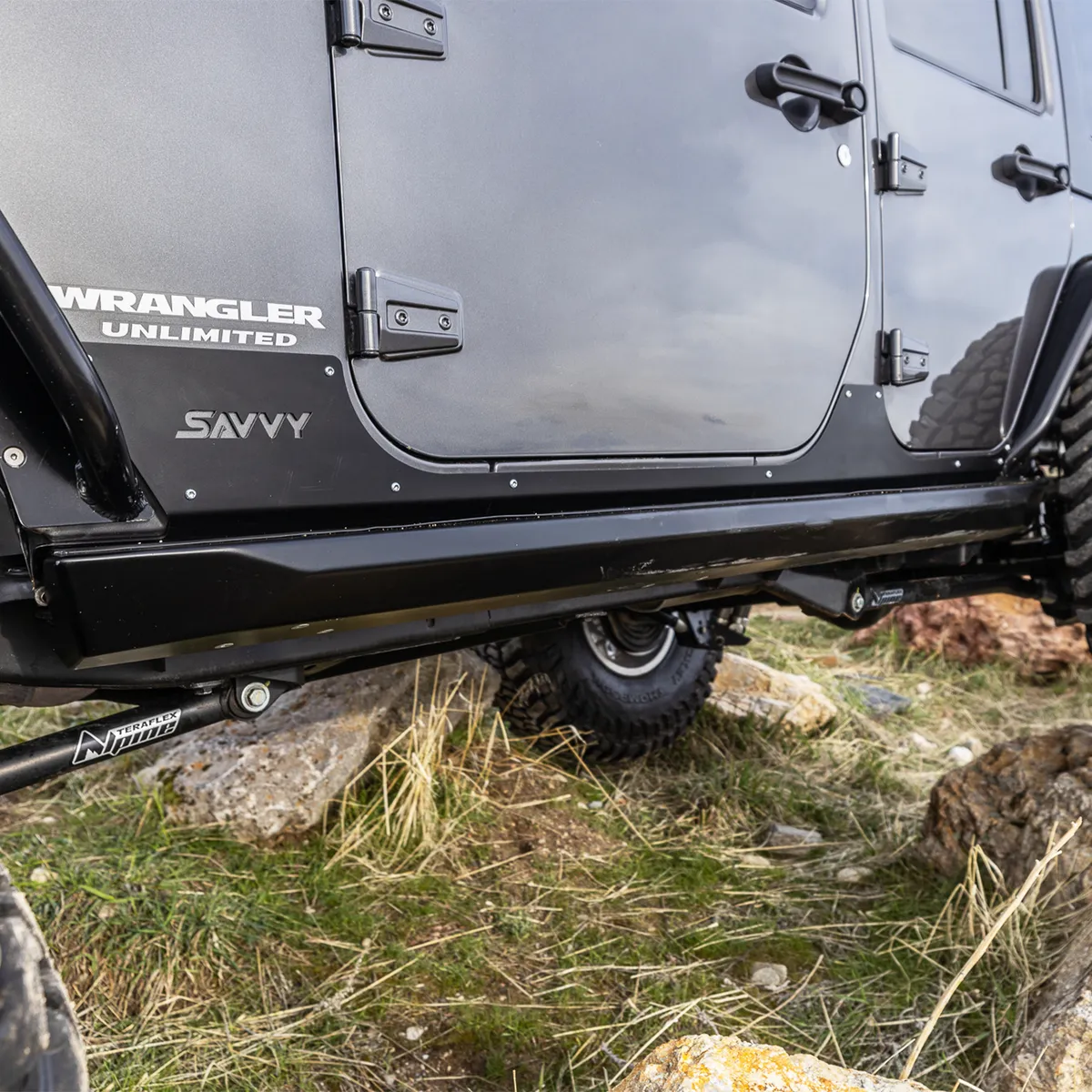 0718 Wrangler Rocker Trim Kit Raw product image