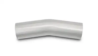Vibrant Performance 15 Degree Stainless Steel Bend; 2.5 in. Tube OD; 3.5 in. Centerline Radius; 5 in. Leg Length From Tangent;