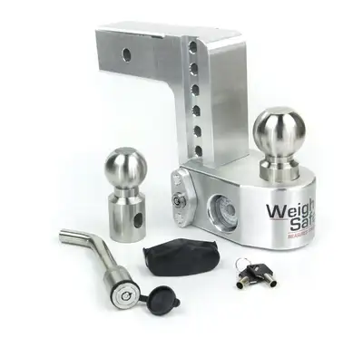 Weigh Safe 6in Drop Hitch With 2.5in Shank (10k/18.5k Gross Tongue Weight Rating) With Ws05keyed Alike