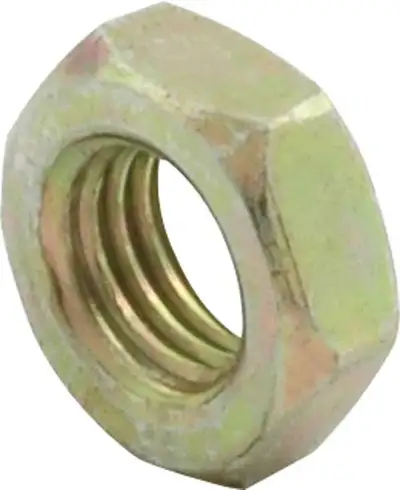 Allstar Performance 1/4-28 LH Steel Jam Nuts 50pk