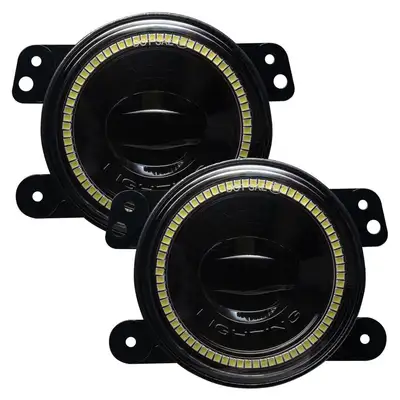Oracle Lighting ORACLE Lighting 20W LED Fog Lights for Jeep Wrangler JK/JL & Gladiator JT | High Performance Plug-and-Play