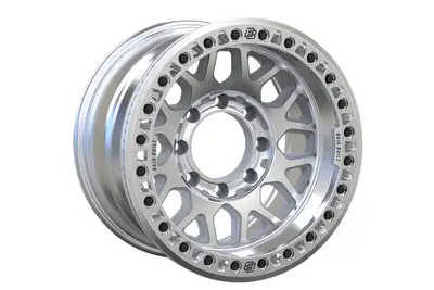 Baja Built Race Wheels Baja Built Lite Brite OUTLAW Cast Beadlock Wheel, 17x9 8x6.5 -38mm - Machined - JT/JL/JK
