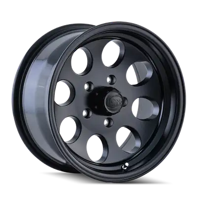 Ion Alloy Cast Aluminum Wheels 171 MB 18x9 Matte Black 5 On 127 Bolt Pattern 0 Offset ION Wheels