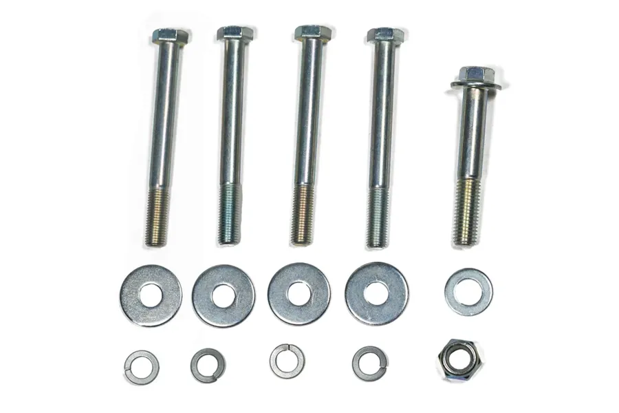 Sector Shaft Brace/Frame Side Track Bar Reinforcement Bracket Hardware Kit - JK/JL/JT STEEL Steering Box Only product image