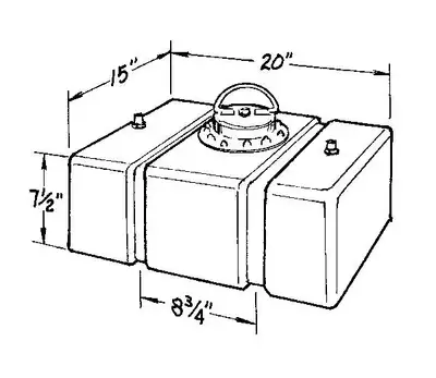 JAZ Products 8-Gallon C/T Fuel Cell