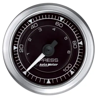 AutoMeter 2-1/16 In. Oil Pressure, 0-100 Psi, Chrono