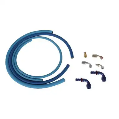 AFCO Racing Power Steering Hose Kit GM Steering Box For Bellhousing Mounted Pump