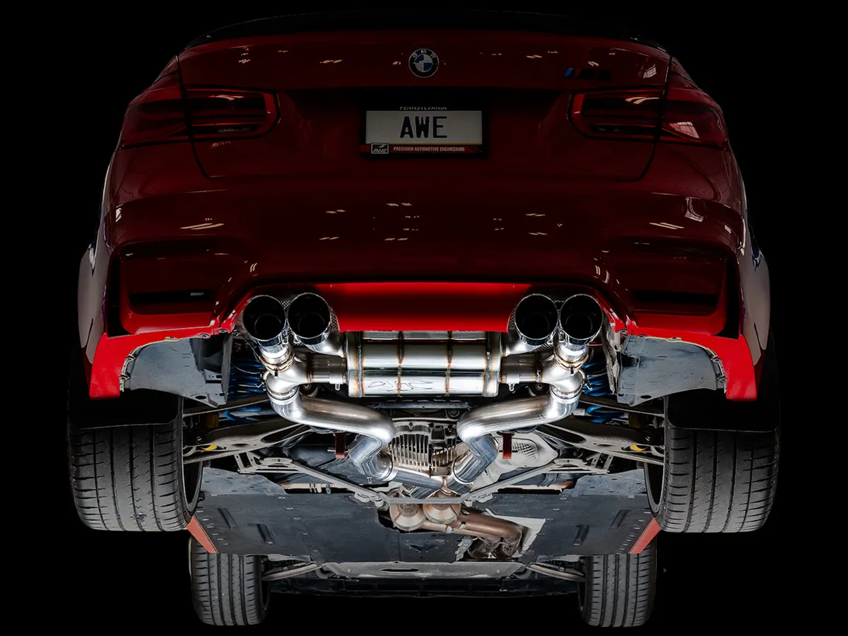 AWE SwitchPath™ Catback Exhaust for BMW F8X M3/M4 - Diamond Black product image