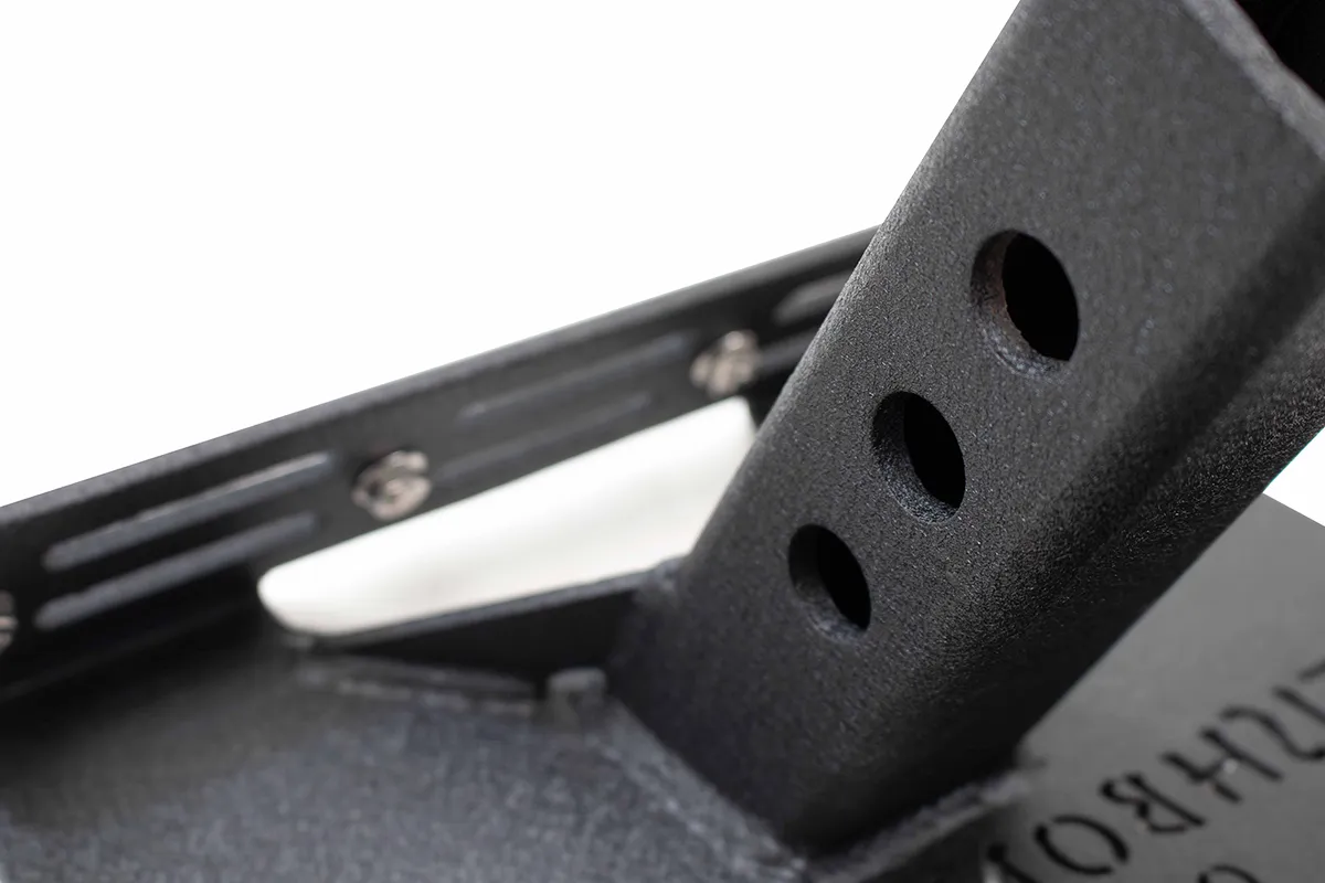 Hitch Mounted Step for 2 Inch Receiver Black Powdercoat Steel Fishbone Offroad product image
