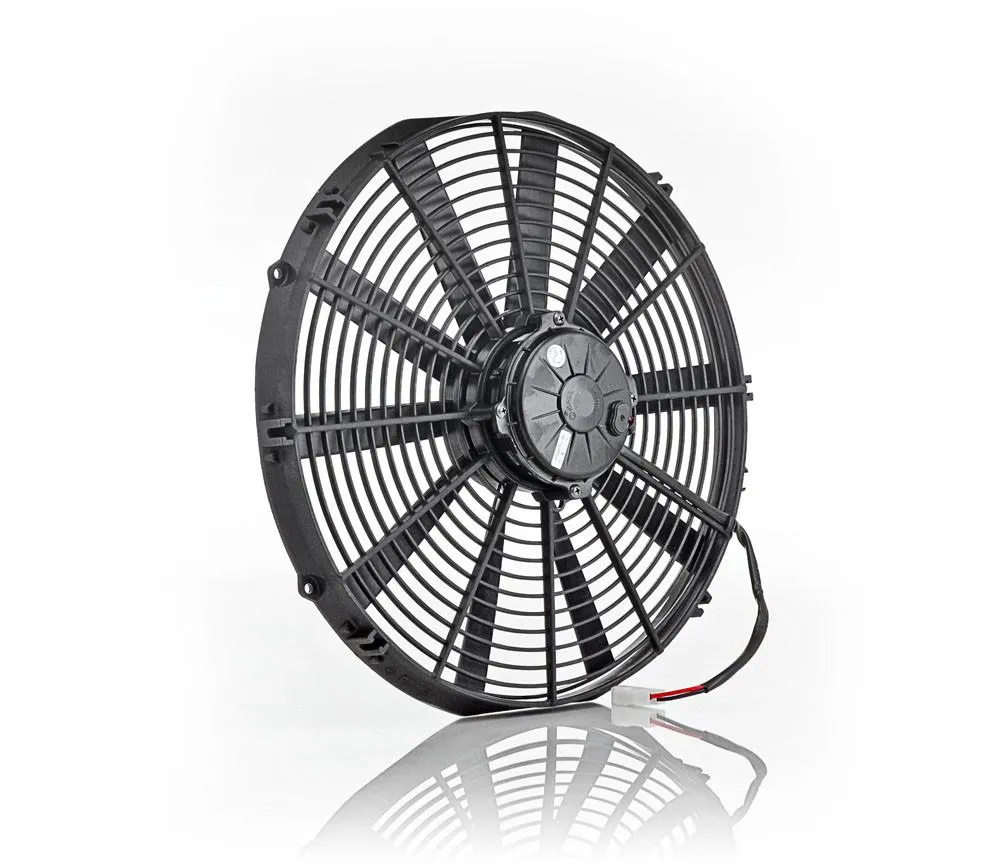 16 Inch Electric Pusher Fan Euro Black High Torque Be Cool Radiator ...