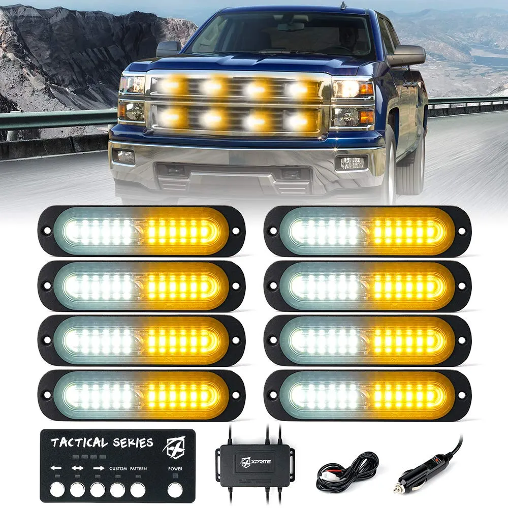 Grille and Surface Mount Light - Set of 8 | Tactical 12 Series product image